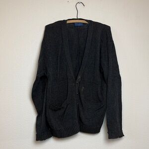Pendleton Men's Black Cardigan Sweater